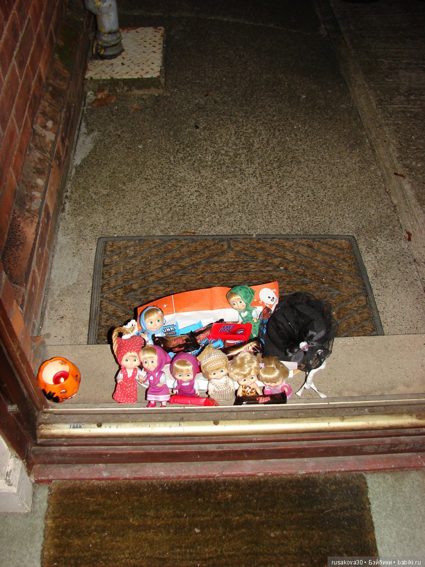 Как Машки к кукольному Хэллоуин флешмобу готовились