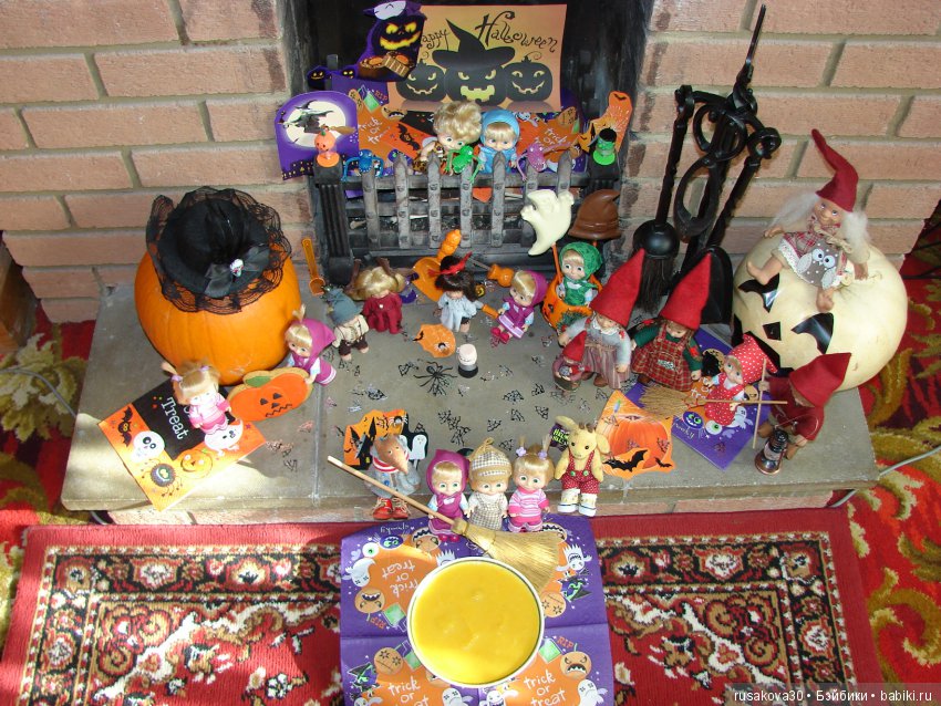 Как Машки к кукольному Хэллоуин флешмобу готовились