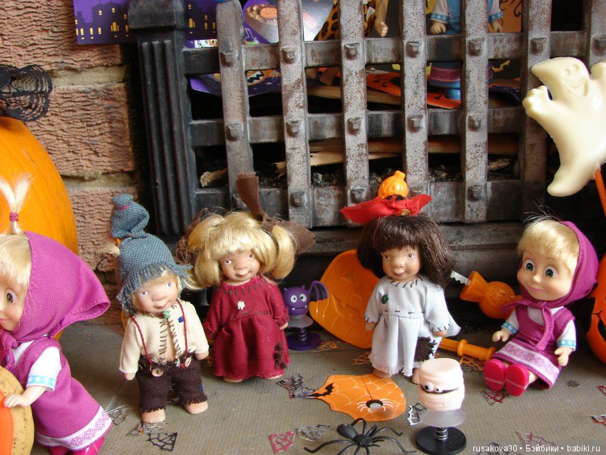Как Машки к кукольному Хэллоуин флешмобу готовились (фото 9)