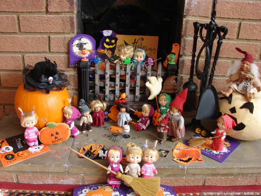 Как Машки к кукольному Хэллоуин флешмобу готовились (фото 10)