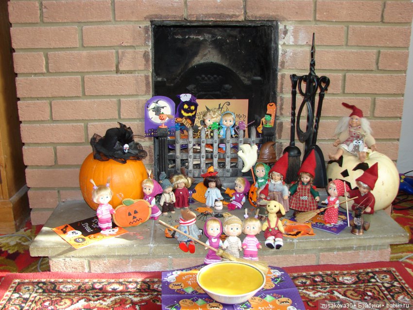 Как Машки к кукольному Хэллоуин флешмобу готовились
