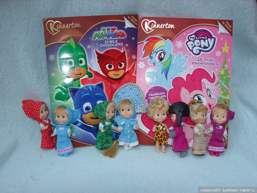 Адвент-календарь — Куклы Маша и Медведь (Simba): Маша в кармашке (фото 8)