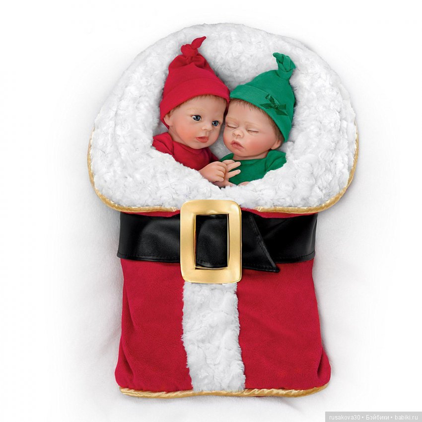 Куклы в рождественских нарядах