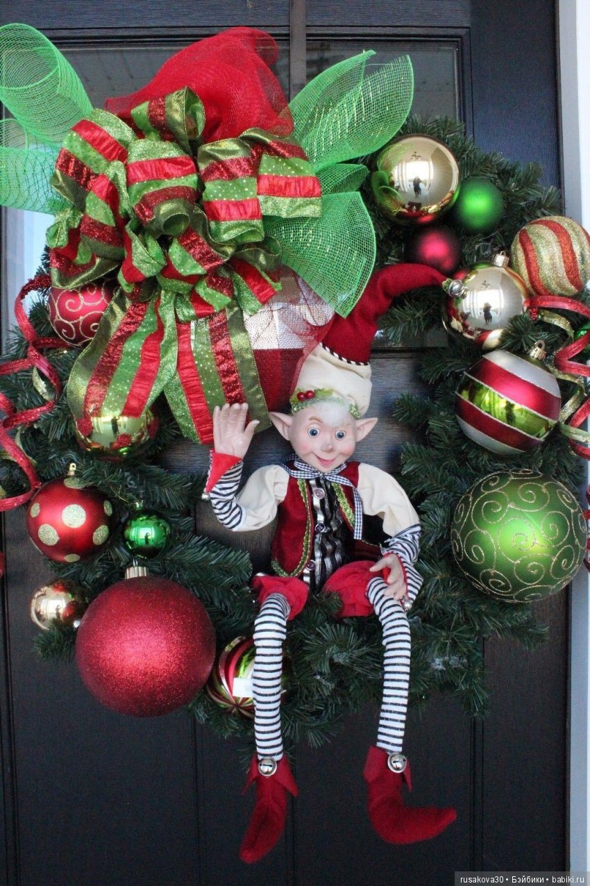 Куклы в рождественских нарядах