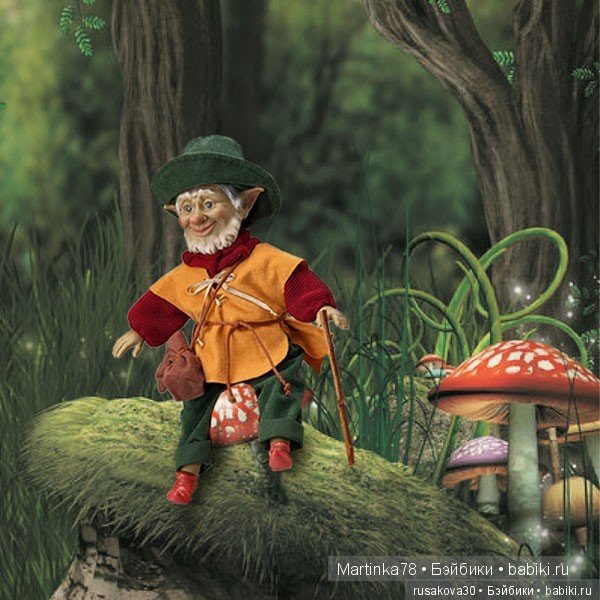 Куклы эльфы, волшебство в доме