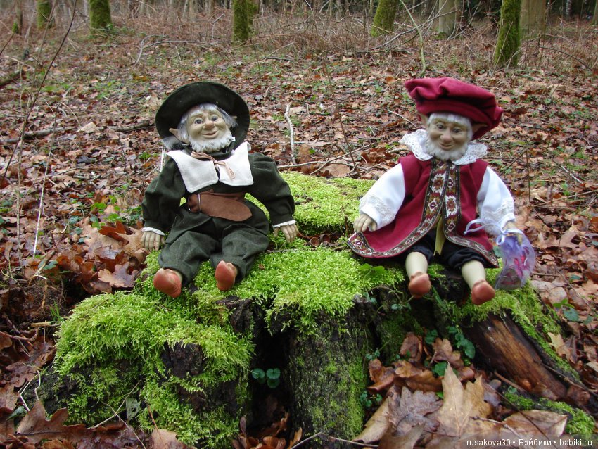 Куклы эльфы, волшебство в доме