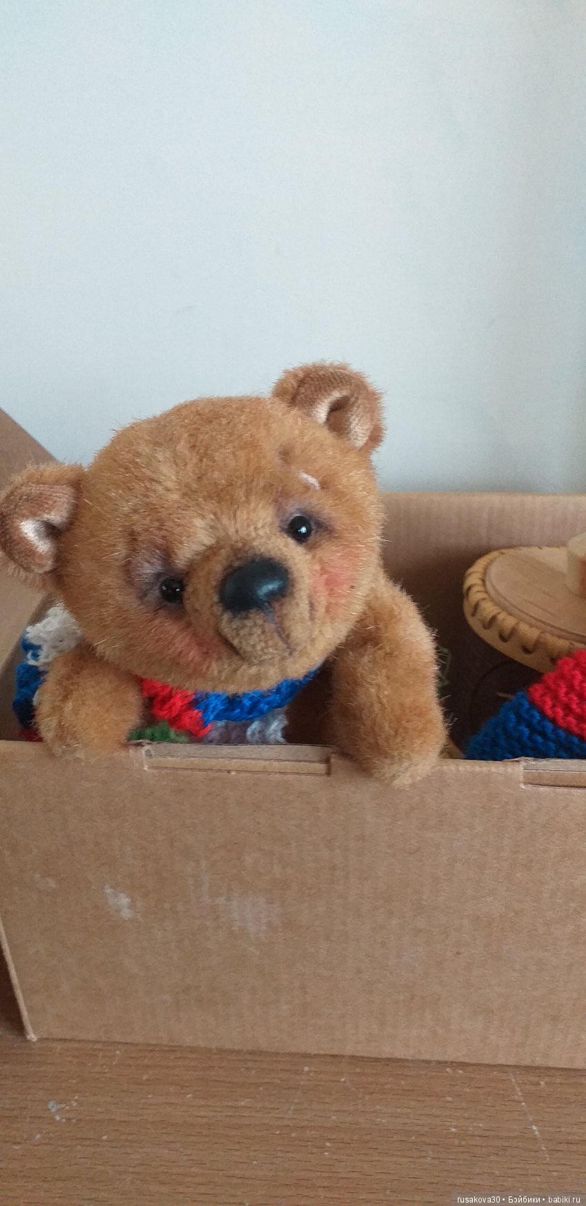 Мишутка по имени Борис — Авторские мишки Тедди и друзья: фото (фото 5)