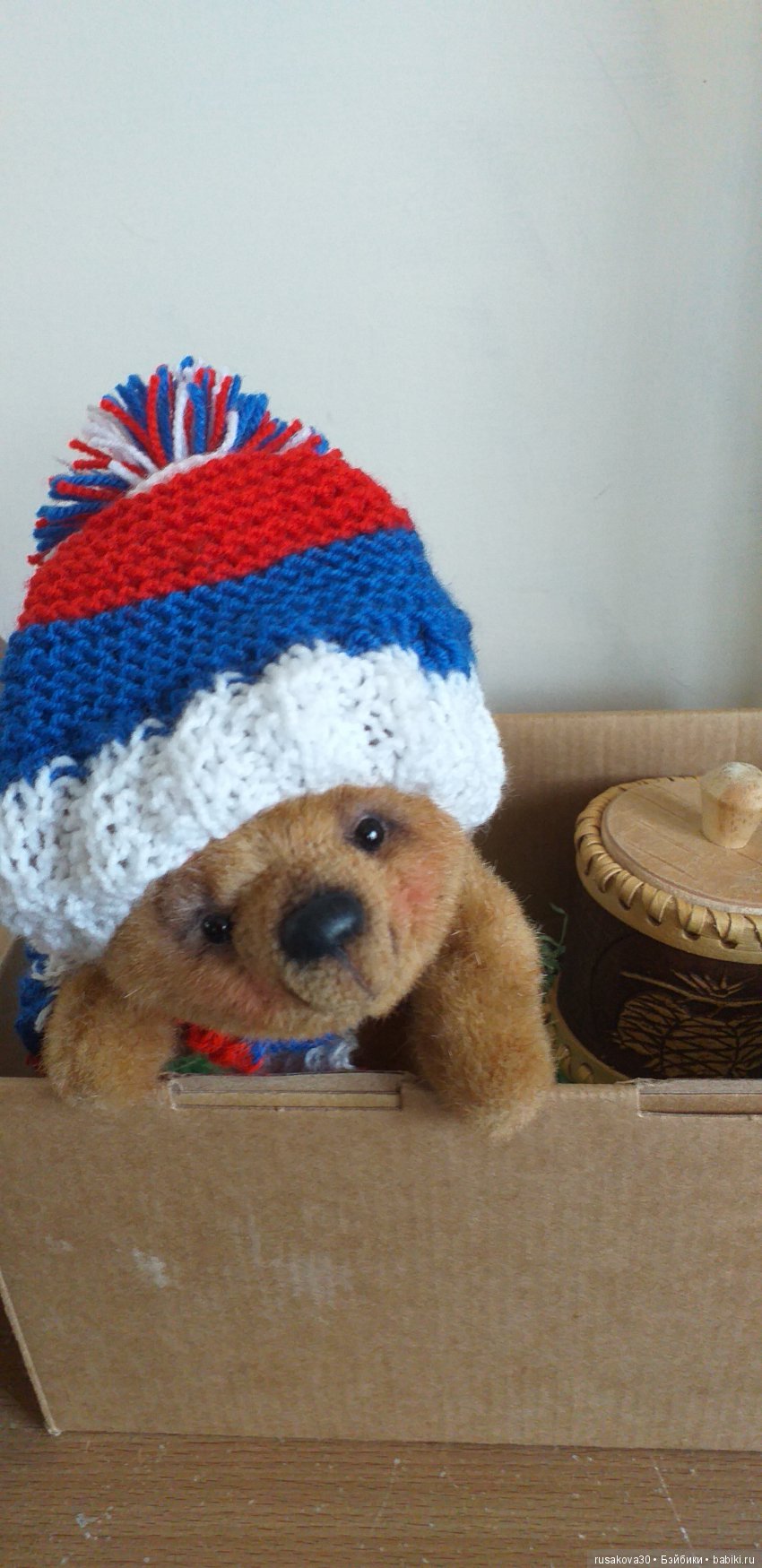 Мишутка по имени Борис — Авторские мишки Тедди и друзья: фото (фото 4)