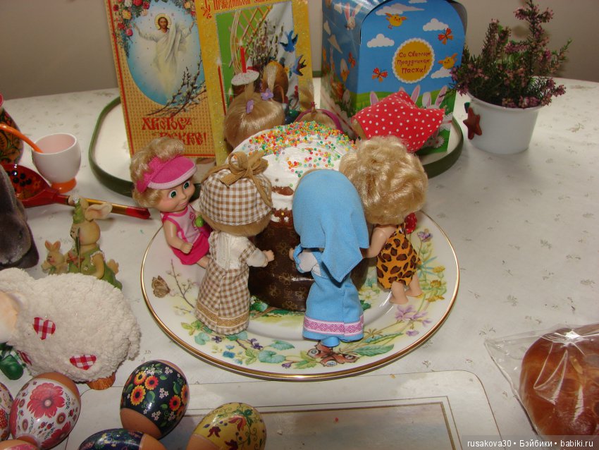 К Пасхе готовы — Куклы Маша и Медведь (Simba): Маша в кармашке (фото 6)