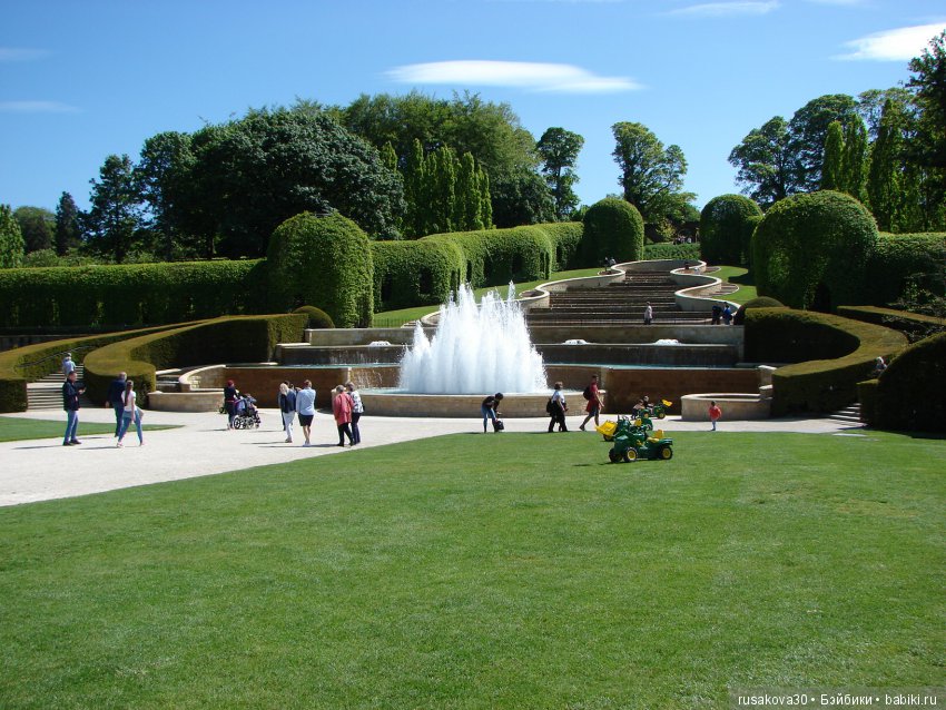 Сады замка Алник Alnwick Castle