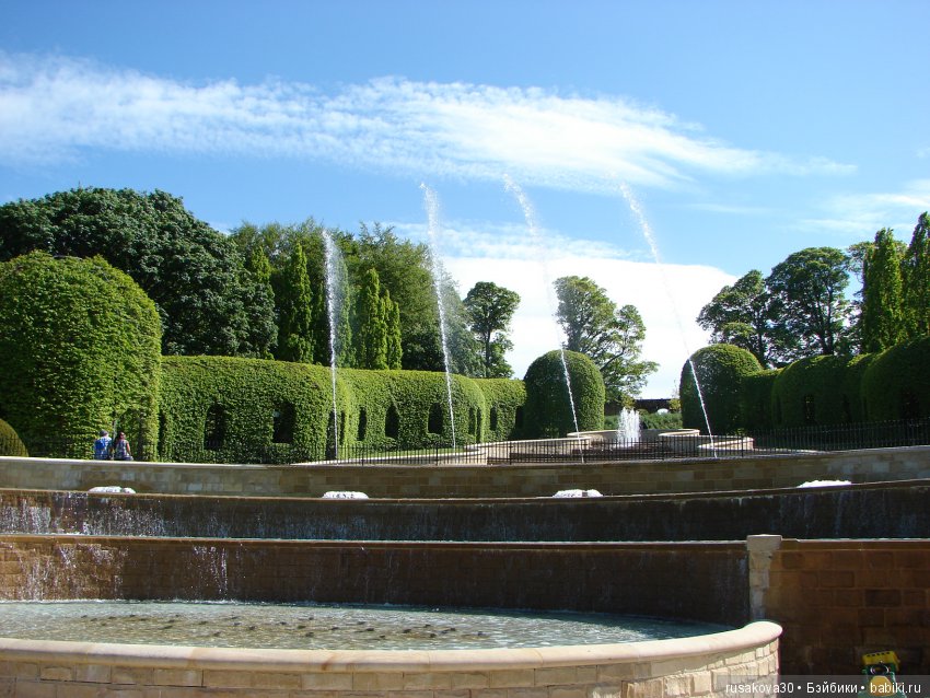 Сады замка Алник Alnwick Castle