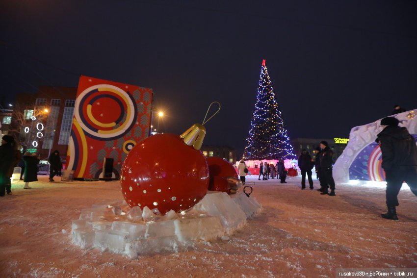 Новосибирск, новогодние елки