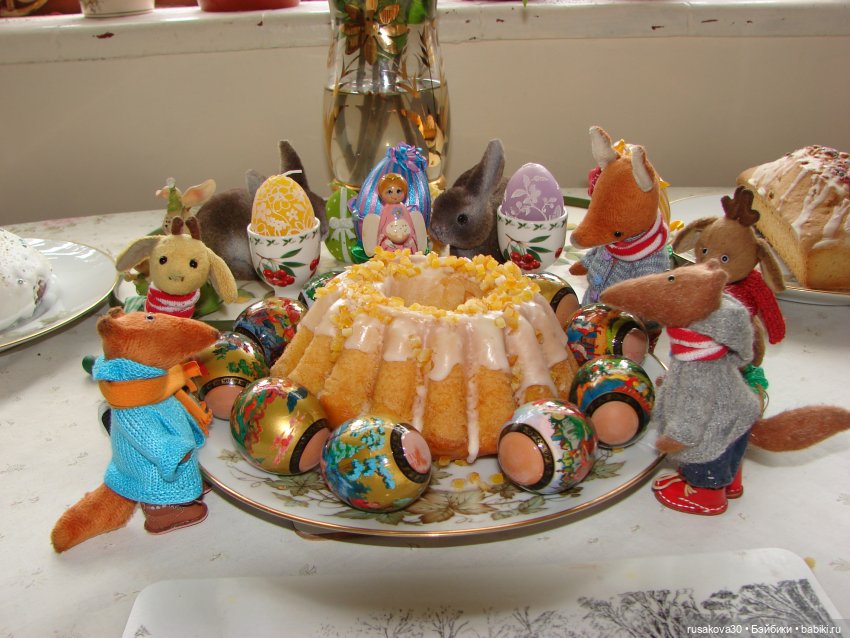 Бабайкины детки и Машки поздравляют всех с Пасхой
