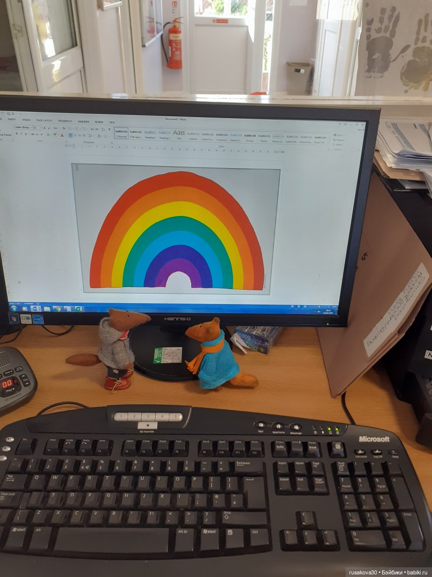 Радуга — символ надежды — Авторские мишки Тедди и друзья: фото