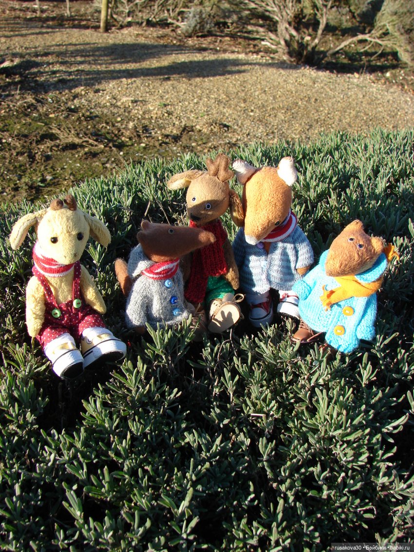 Хвостики гуляют — Авторские мишки Тедди и друзья: фото (фото 6)