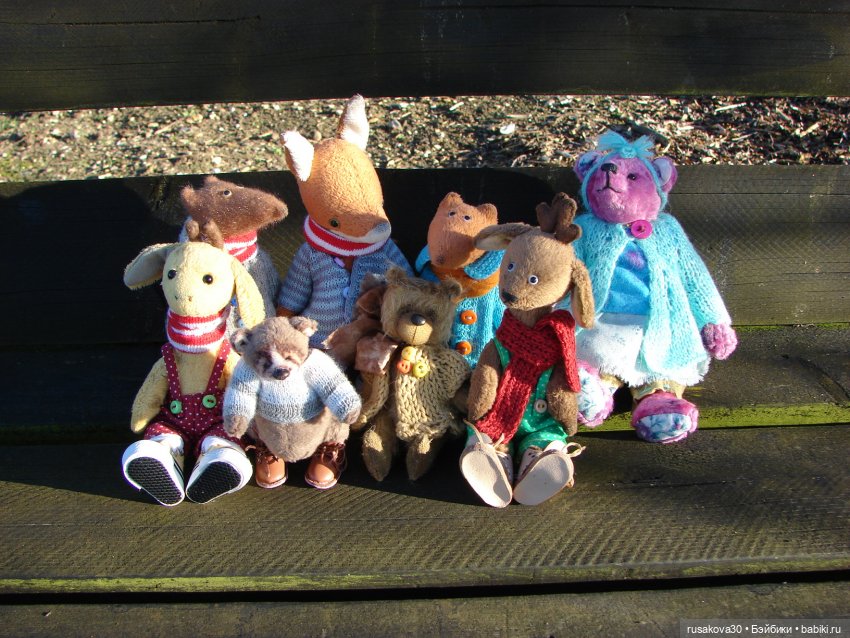 Хвостики гуляют — Авторские мишки Тедди и друзья: фото