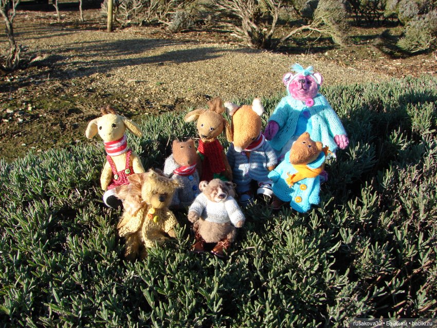 Хвостики гуляют — Авторские мишки Тедди и друзья: фото (фото 3)