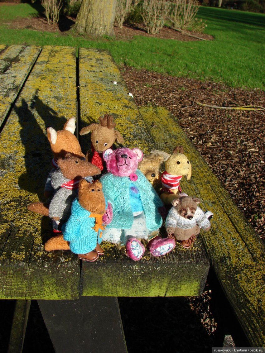 Хвостики гуляют — Авторские мишки Тедди и друзья: фото