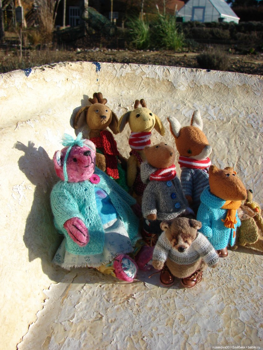 Хвостики гуляют — Авторские мишки Тедди и друзья: фото