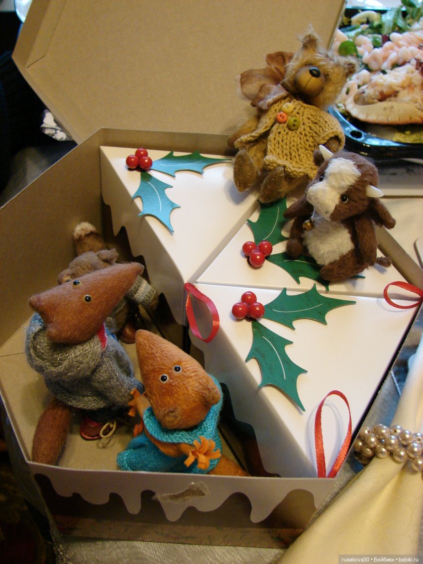 День коробок в Англии — Авторские мишки Тедди и друзья: фото