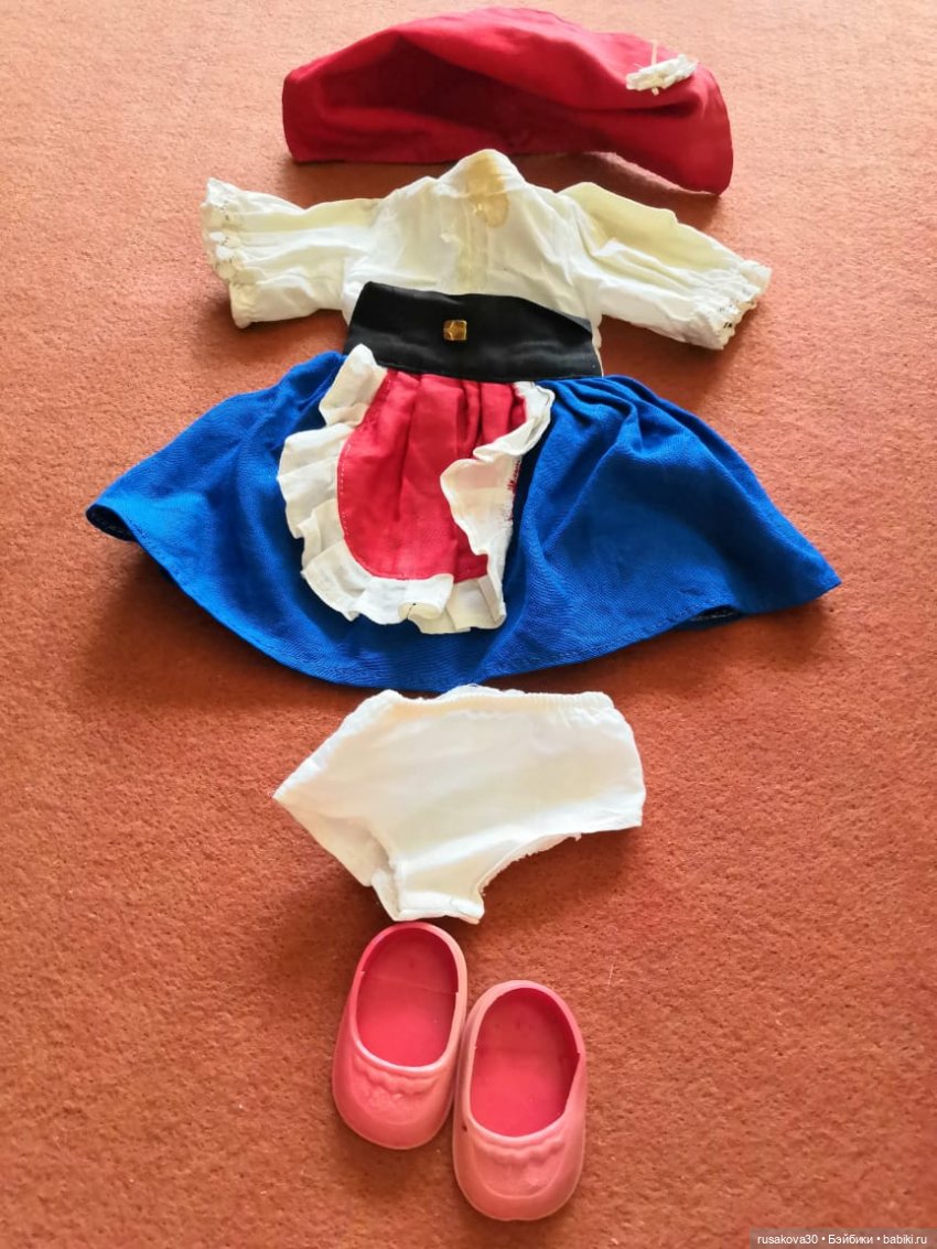 Красная Шапочка из СССР — Советские винтажные куклы (СССР): Ленигрушка (фото 6)