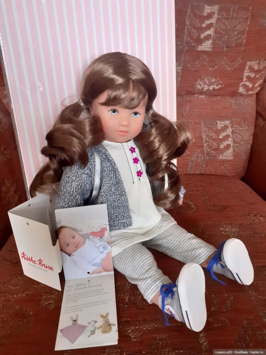 Новенькая от Kathe Kruse | Бэйбики Новенькая от Kathe Kruse — Куклы Kathe Kruse (Кате/Кэте Крузе): фото (фото 3)