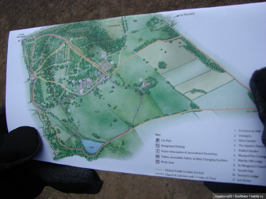 Как мои принцесски Felbrigg Hall осматривали