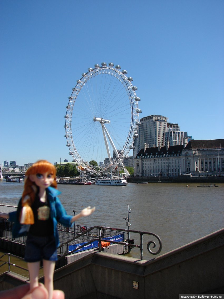 Людвиг, Нильс и дисней принцессы осматривают Лондон