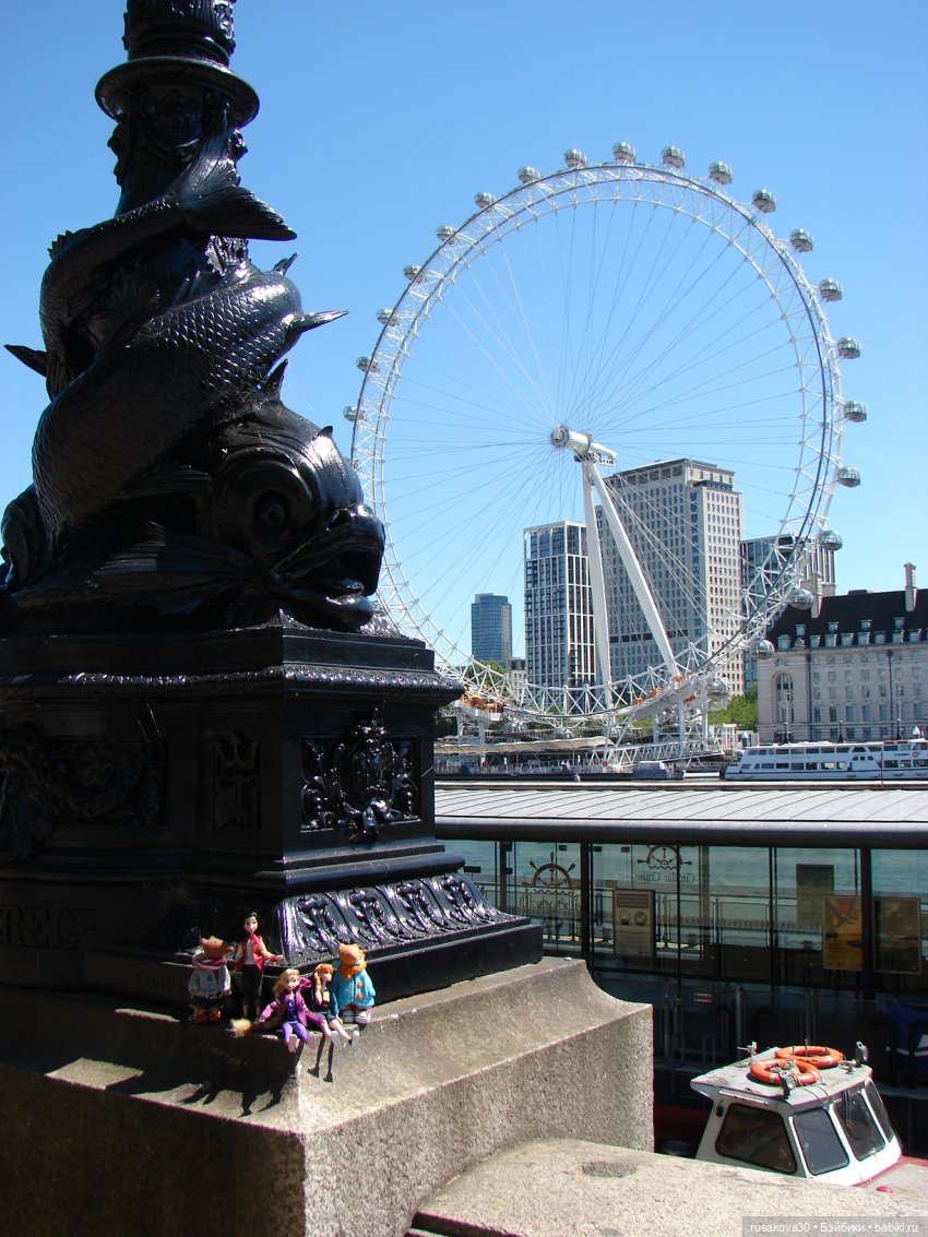 Людвиг, Нильс и дисней принцессы осматривают Лондон (фото 10)