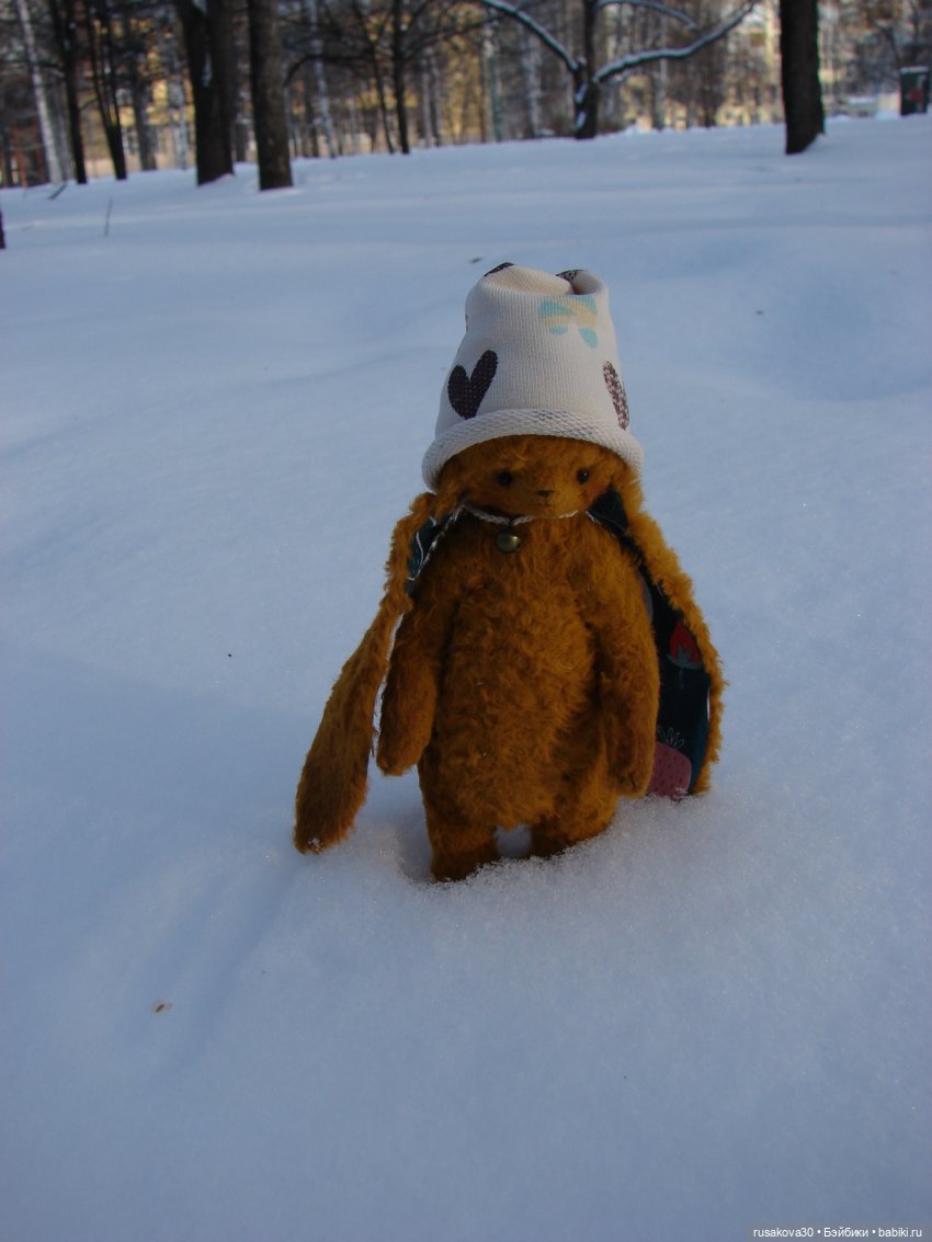 Заюшка по имени Сашенька — Авторские мишки Тедди и друзья: фото