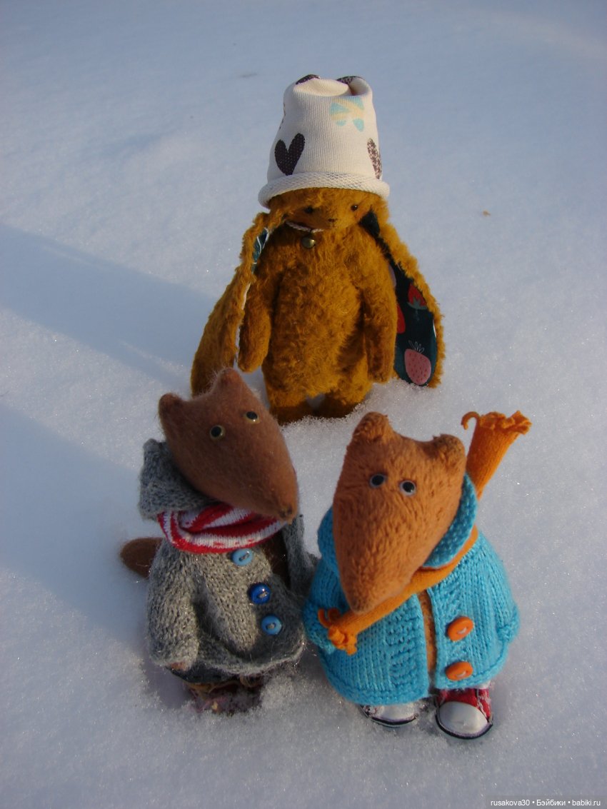 Заюшка по имени Сашенька — Авторские мишки Тедди и друзья: фото