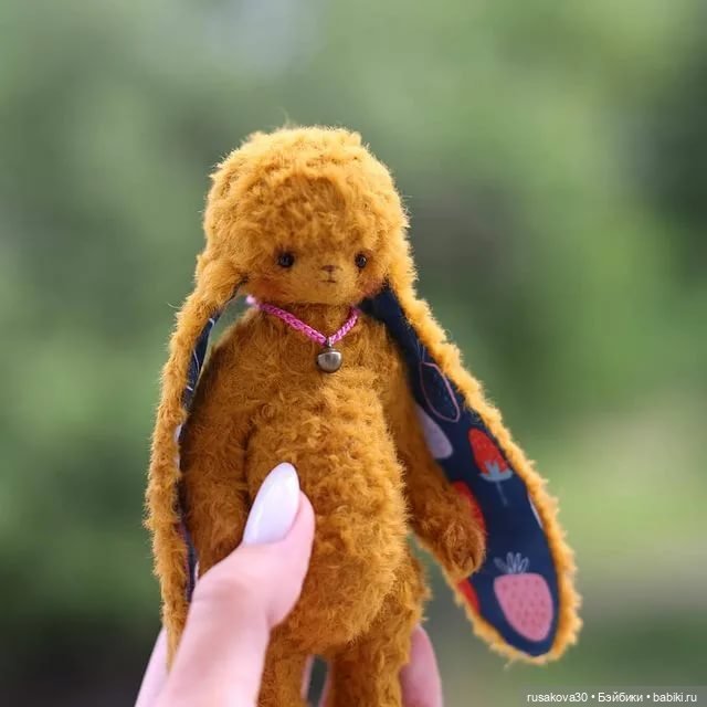 Заюшка по имени Сашенька — Авторские мишки Тедди и друзья: фото (фото 3)
