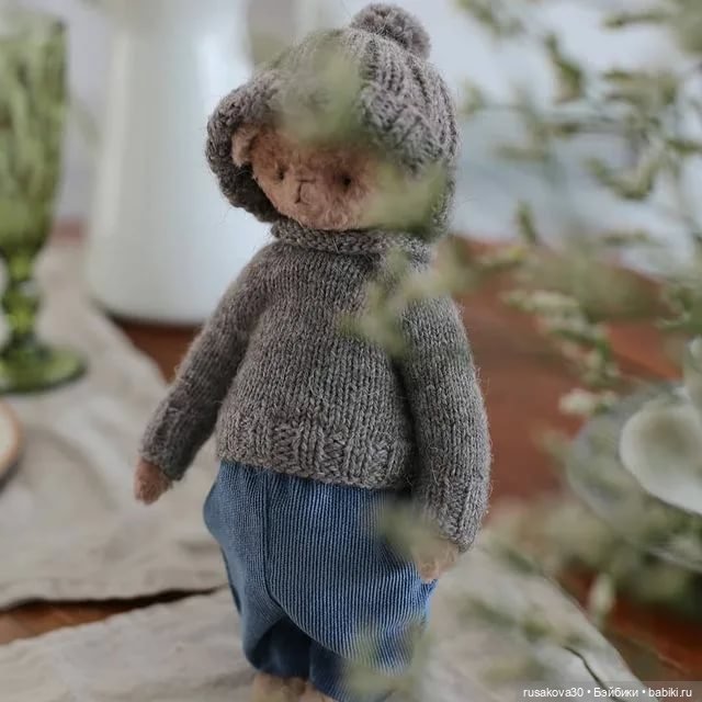 Заюшка по имени Сашенька — Авторские мишки Тедди и друзья: фото (фото 6)