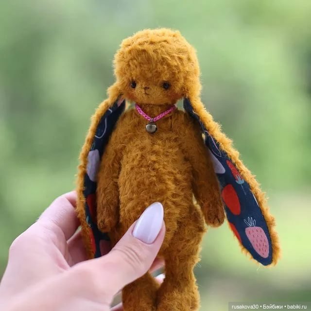 Заюшка по имени Сашенька — Авторские мишки Тедди и друзья: фото (фото 4)
