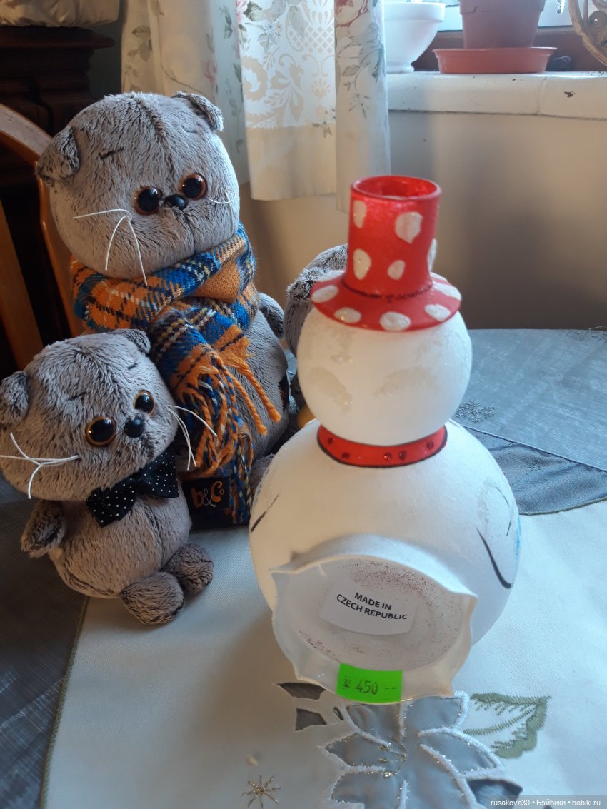 Снеговичок их Чехии — Кот Басик (фото 6)