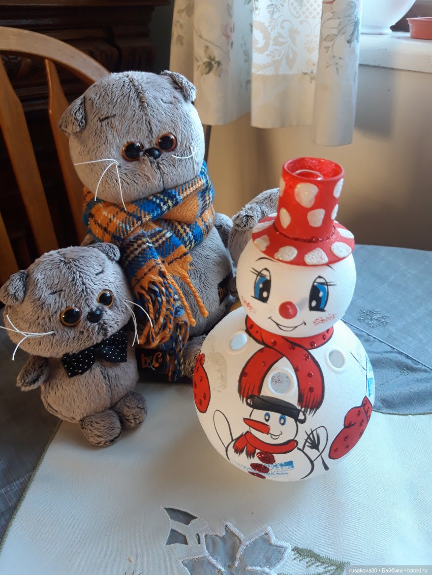 Снеговичок их Чехии — Кот Басик (фото 5)