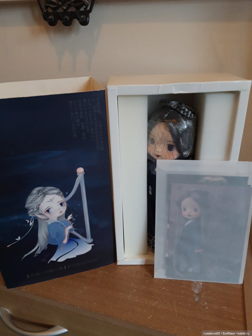 Куколка с голубыми волосами (фото 9)