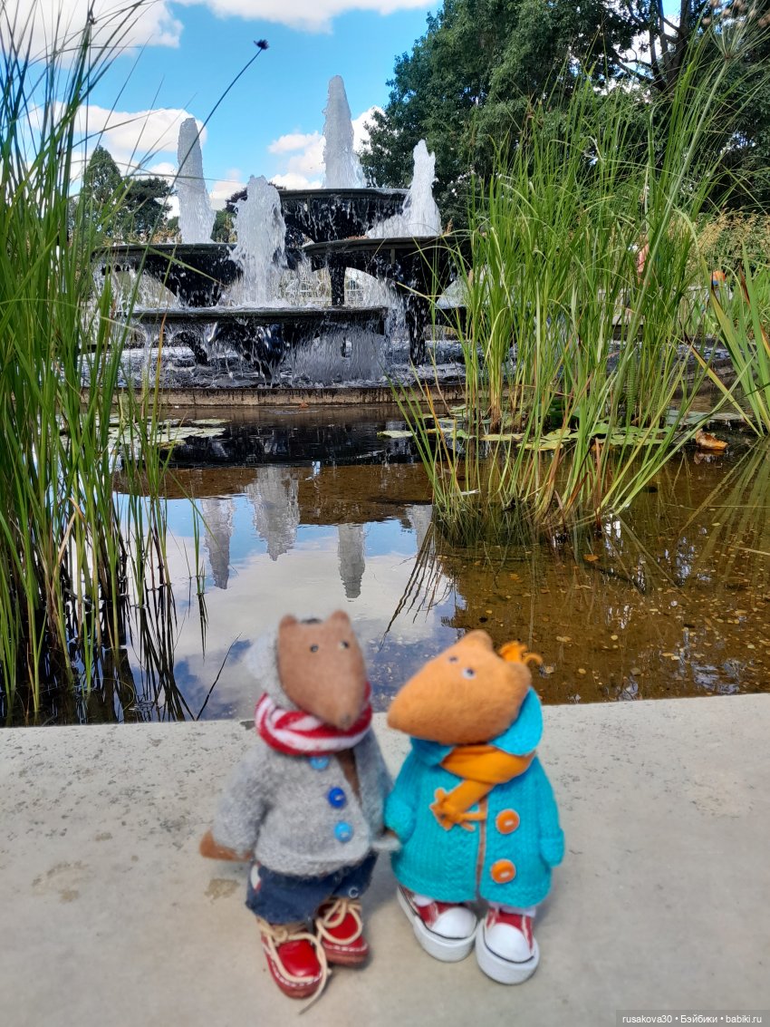 Людвиг, Нильсон и Нюша едут в Кембридж , продолжение прогулки