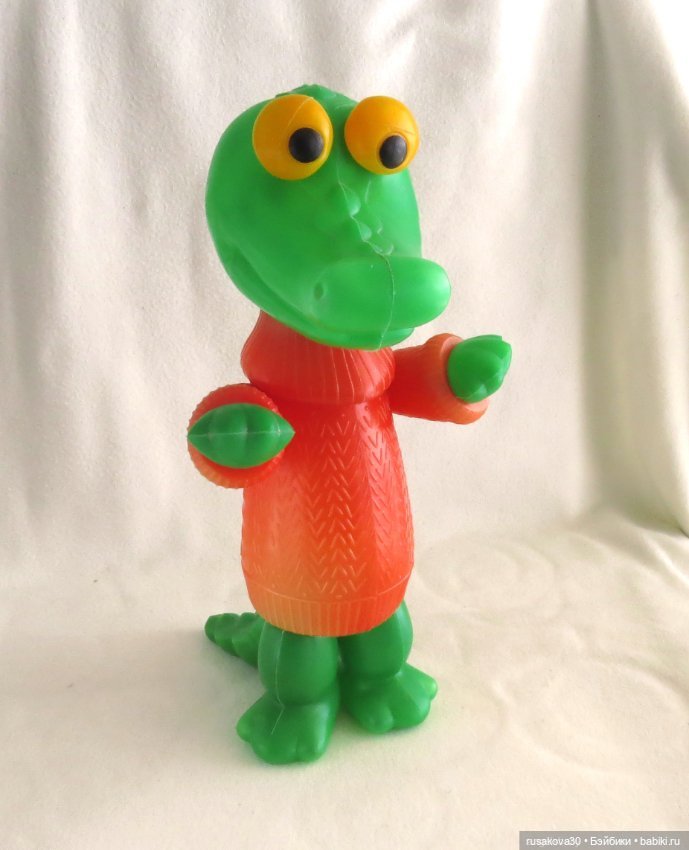 Гена и Чебурашка — Игрушки СССР и советского детства: резиновые