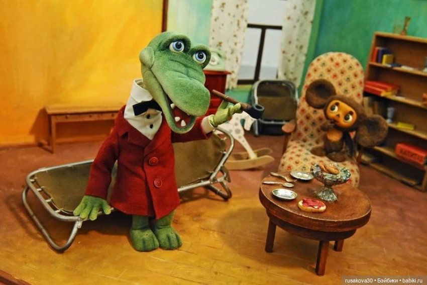 Гена и Чебурашка — Игрушки СССР и советского детства: резиновые (фото 2)