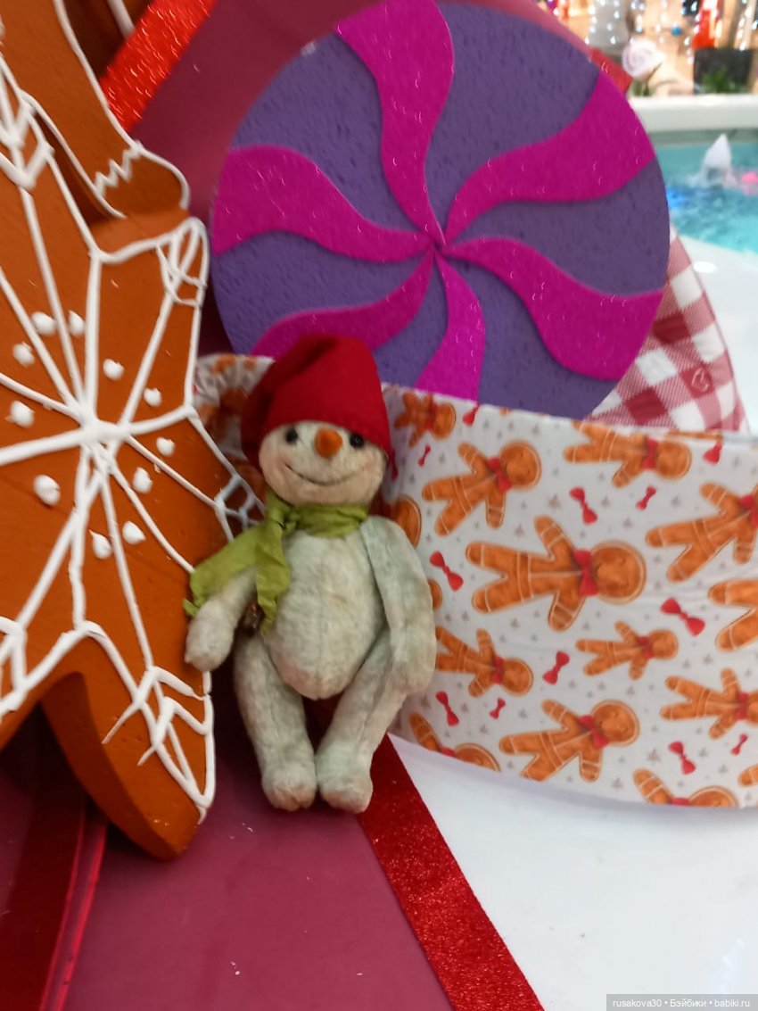 Снеговичок путешествует — Авторские мишки Тедди и друзья: фото (фото 10)
