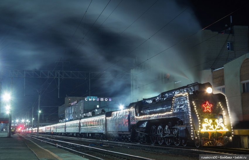 Поезд Деда Мороза — Новый год и Рождество: праздничные фото кукол