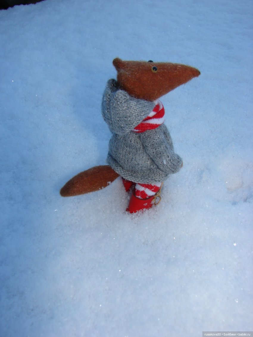 Лис - Усатый Лисовин — Авторские мишки Тедди и друзья: фото