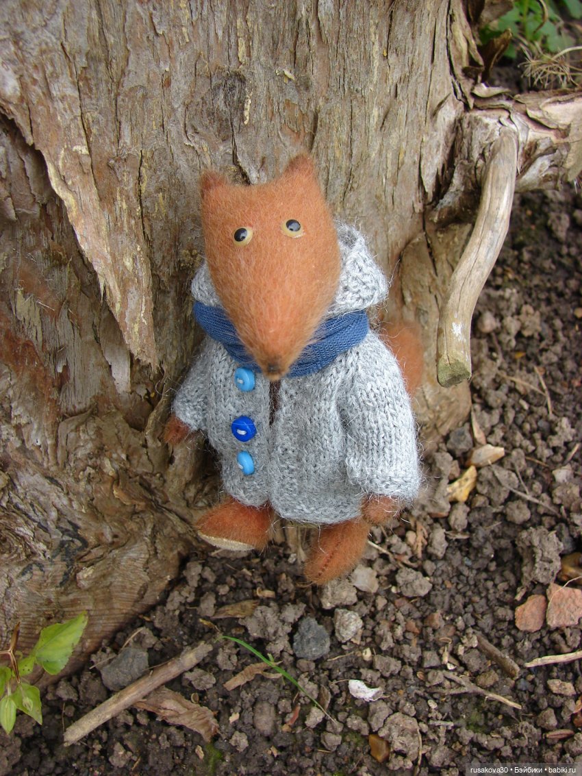 Лис - Усатый Лисовин — Авторские мишки Тедди и друзья: фото (фото 8)