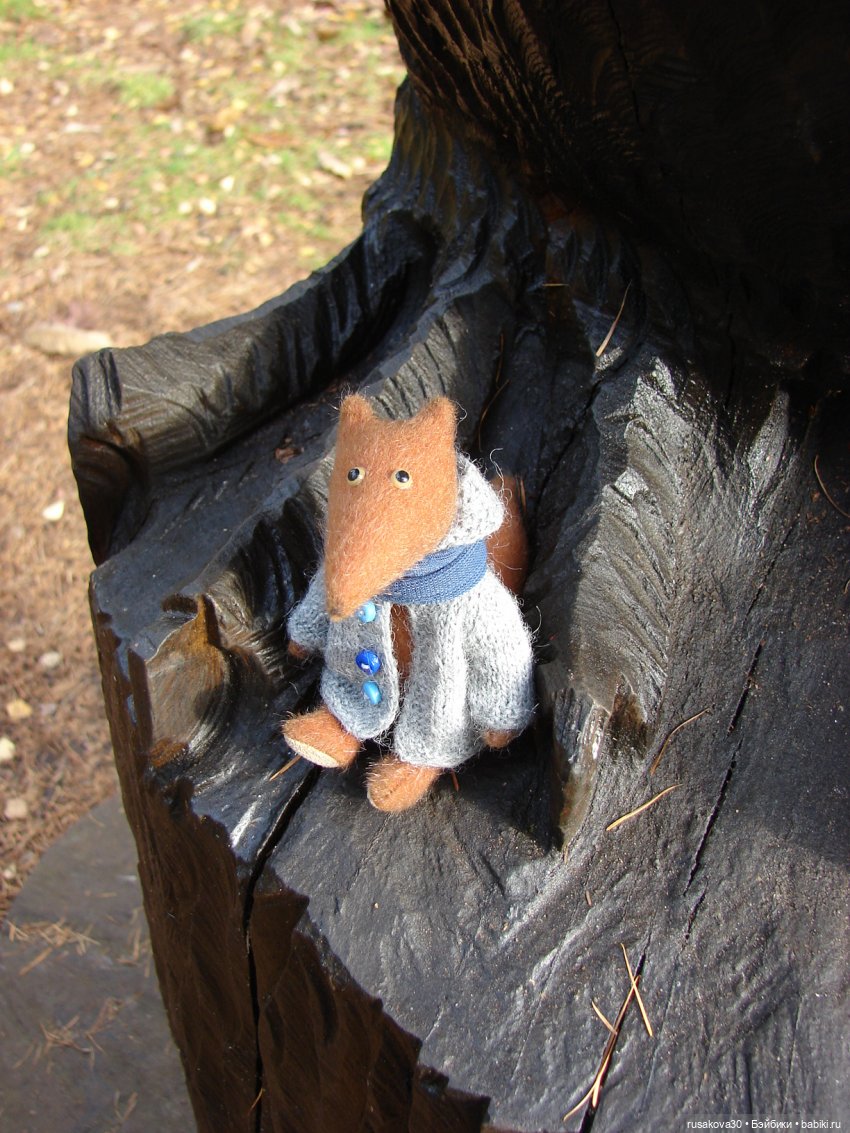 Лис - Усатый Лисовин — Авторские мишки Тедди и друзья: фото