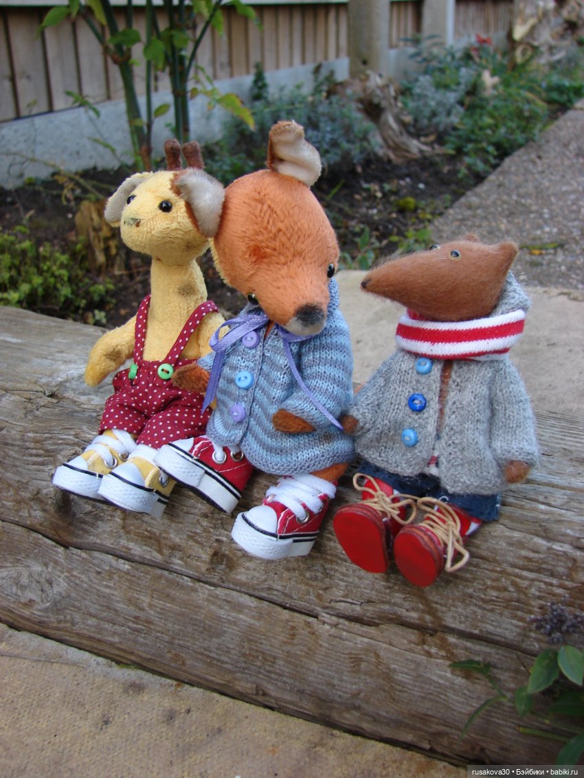 Лис - Усатый Лисовин — Авторские мишки Тедди и друзья: фото