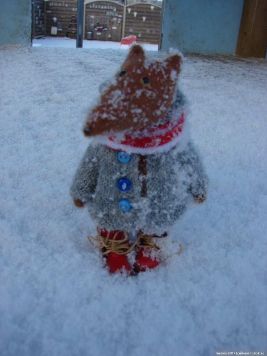 Лис - Усатый Лисовин — Авторские мишки Тедди и друзья: фото