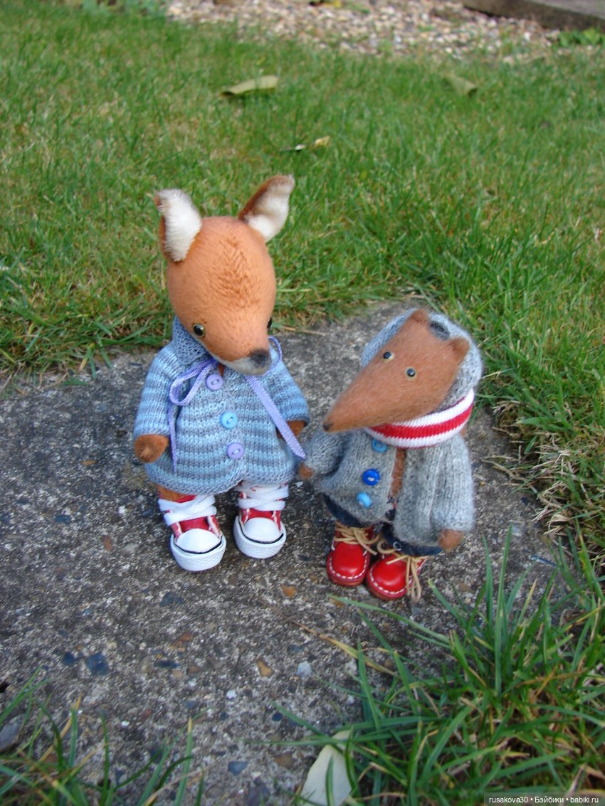 Лис - Усатый Лисовин — Авторские мишки Тедди и друзья: фото