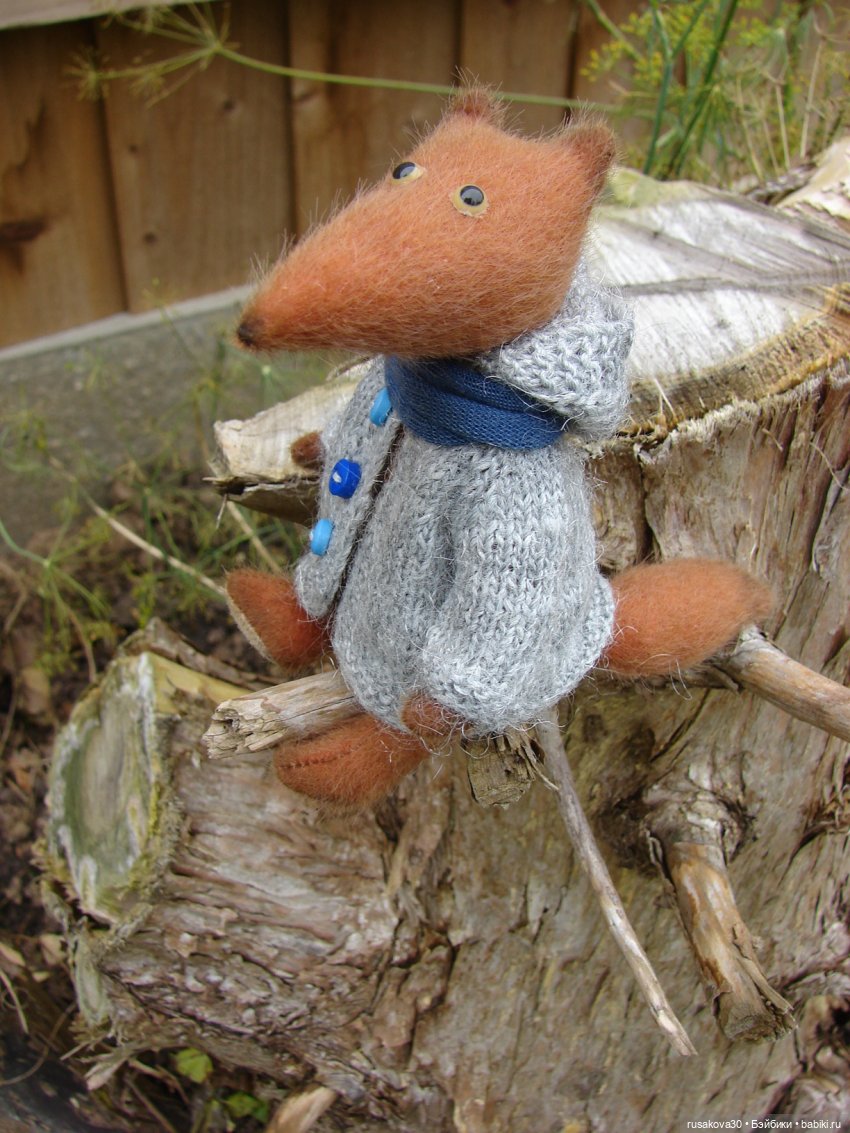 Лис - Усатый Лисовин — Авторские мишки Тедди и друзья: фото (фото 3)