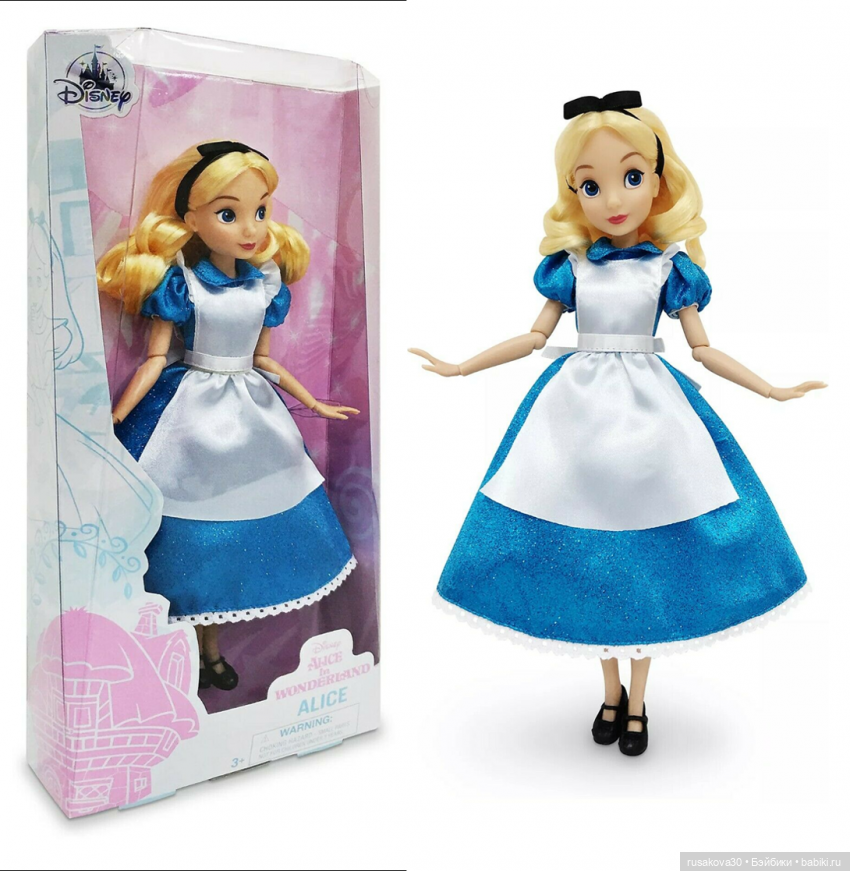 Диснеевская Алиса | Бэйбики Диснеевская Алиса — Куклы Disney Animators и Принцессы Диснея: Disney Store (фото 3)